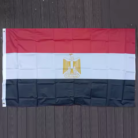 Xvggdg New 90x150cm Egypt Flag High Quality Double Sided Printed Polyester Egypt Banner for Decor