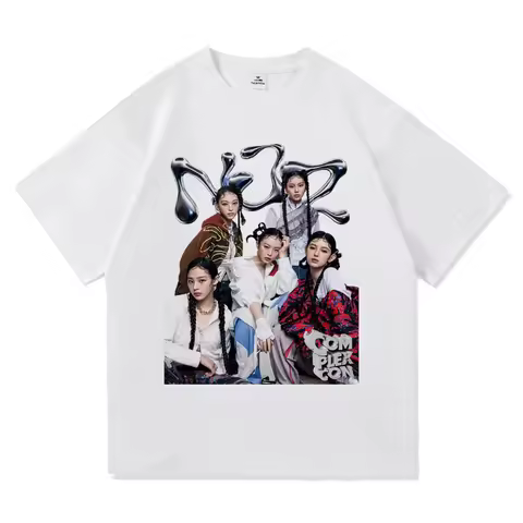 NJZ NWJNS T Shirt Summer Fashion Men/Women Aesthetic Graphic Casual T-Shirt Unisex High Quality Cool