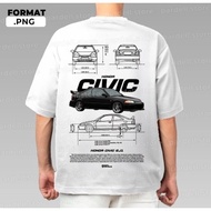 Honda Civic Ej1 Fast and Furious Tshirt Jersey