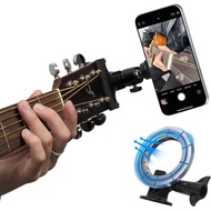 Pemegang Telefon Gitar, Pemegang Telefon Magnetik Gitar, Aksesori Gitar Berputar 360 Darjah, Pemegan
