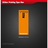 Sticker Printing Type One