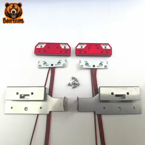 Simulation Taillight for 1/14 Tamiya RC Truck Car Scania VOLVO MAN Diy Parts