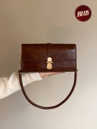 Chio2nd London Dream Underarm Bag ผู้หญิง ใหม่ 2024 Retro French Bread Bag Single Shoulder Slant Cro