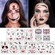 Day Of The Dead Face Sticker Halloween Face Tattoo Face Sticker Ball Sticker Personalized U5l0