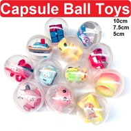 Capsule Machine Balls Toys Kids Children Gachapon 10cm 7.5cm Ball Toy Collectibles Doll Plush