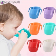 AARON1 Baby Oblique Mouth Cup Learn To Drink Portable Training Cup Water Bottle Wash Cup Leakproof Learning Drinking Cups