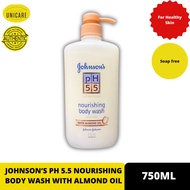 JOHNSON’S PH 5.5 NOURISHING BODY WASH WITH ALMOND OIL 750ML