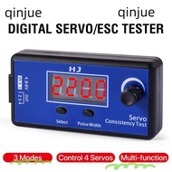 QINJUE RC Servo Tester, Tester DC 4.8~6V ESC Consistency Tester, Mini 3 Modes Digital Display Digita