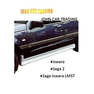 Ready Stock Proton Iswara Side Skirt E6 Fibre Saga Side Skirt BodyKit Saga 2 Skirt Tepi (2Pcs/Set) M