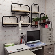 Wall Shelf Wall Shelf Shelf Creative Wall Shelf Solid Wood Creative Wall Hanging Shelf Iron Art Wall