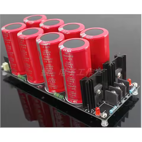 ELNA 8*10000UF 100V Schottky Rectifier Filter Power Supply Board Audio Amplifier