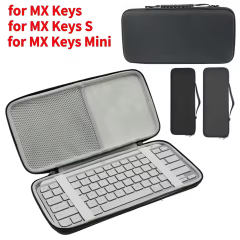 Protective Storage Bag Illuminated Keyboard Storage Case Carry Case for Logitech MX Keys Mini Wirele