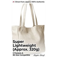 [Direct from Japan] Legato Largo 5-Pocket Mini Tote Bag Lightweight B5 Size PU Leather Shoulder Bag 