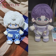 Evelyn 20cm Doll Clothes Casual T-shirt Overalls Shoes Outfit Cotton Doll Overalls Suit Wears Love a