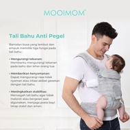 Mooimom Airy Knit Baby Carrier Gendongan Bayi Premium Ssc Airyknit Mooimom Original