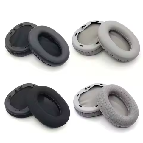 1Pair Replacement Foam Ear Pads Cushion Cover for Razer Opus X Wireless Headphone Earmuff Headset Ea