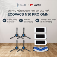 Bộ phụ kiện chính hãng cho Ecovacs N30 Pro Omni DKT080167 | Chổi cạnh | Chổi chính | Bộ lọc