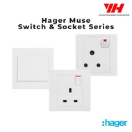 HAGER MUSE FULL SERIES SWITCHES &amp; SOCKET(SIRIM)