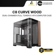 ANTEC C8 CURVED WOOD | DUAL-CHAMBER DESIGN | FULL-TOWER E-ATX PC CASE