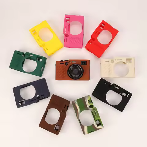 For Fuji X100VI Soft Silicone Camera Case Smooth Protector Silicone Comfortable FeelX100VI Camera Di