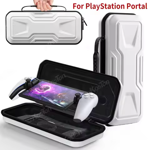 Portable Travel Storage Bag for PlayStation Portal Gaming Consoles EVA Hard Carrying Case for PS Por