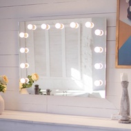 3 Modes Colors Makeup Mirror Light LED Touch-Dimming Vanity Dressing Lamp Bulb USB 12V Make Up Mirro