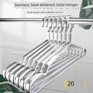 hanger Stainless Steel Widened Hanger Seamless Household Clothes Hanger Clothes Hanger Bold Clothes 
