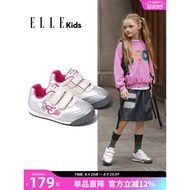 ELLE KIDS Children's Shoes Autumn New Style Children's Sports Shoes Velcro Girls Soft-Soled Casual S