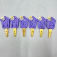 6PCS Ignition Start and Door Lock High Quality Key Key ,For Cat Excavator Dozer Loader 5P8500 with C