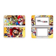 全新 Super Mario New Nintendo 3DS 保護貼 有趣貼紙 全包主機4面