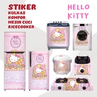 MESIN Sticker Refrigerator Stove Washing Machine Ac Dispenser Sticker Hello Kitty Motif 10 0.19350373356899