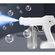 【READY STOCKDisinfection Sanitizer Wireless 8 Nano Blue Light Atomizer Spray Gun 800ML AntiBacterial Fogging Machine Gun
