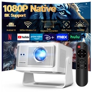 MAGCUBIC HY350Max Portable Mini Projector 4K Ultra HD Android 14 Auto Focus 900 ANSI With Air Mouse