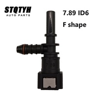 【Prime deal】 Fuel Connector 7.89 7.95 ID6 5/16 90 Degree Straight T F fuel line connector