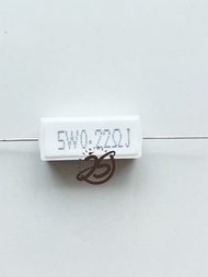 RESISTOR KAPUR 5W ANEKA UKURAN RESISTOR KAPUR 5WATT R KAPUR 5 WATT