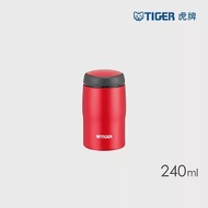 TIGER虎牌 304不鏽鋼保溫杯_日本製超輕量高效環保杯240ml(MJA-B024) 霧紅色