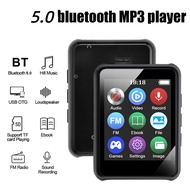 MP3เครื่องเล่นเพลงขนาดเล็กบลูทูธ5.0กีฬานักเรียนอิเล็กทรอนิกส์เครื่องเล่น MP4เสียง2นิ้ววิทยุแฟชั่น12ชั่วโมง