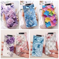 For Samsung Galaxy A80 Case Popular Flower Soft Silicone Protect Phone Back Cover For Samsung A80 A 