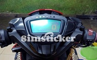 Y15ZR V2 YAMAHA STICKER TINTED METER PROTECTOR