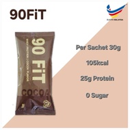 Ready stock90FIT WHEY PROTEIN ISOLATE SACHET 30G (COCOA CHOCOLATE)