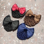 AVAILABLE 50 COLORS Mesh bow hair clip for secretary, nurse, bank, hotel, flight attendants