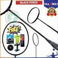 MAXBOLT BLACK FORCE RAKET BADMINTON ORIGINAL