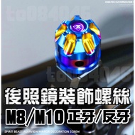 Rearview Mirror Screw Motorcycle Decoration Spirit Beast Heightening Orthodontic Negative Thread DRG