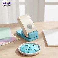 [Simhoa] paper punch, uniform shapes, punch, precise punching Hexagon Large