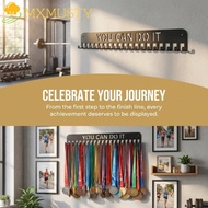 MXMUSTY Medal Display Rack, Large Capacity Sturdy Award Hanger Holder, Organizer Iron 20 Hooks Wall 