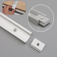 Aluminium T-track Slot Miter Track Jig Fixture T-Slot,30/40/50cm Woodworking Chute Rail ,T Slider Fi