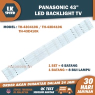 TH-43C410K / TH-43D410K / TH-43E410K PANASONIC 43" LED TV BACKLIGHT (LAMPU TV) PANASONIC 43 INCH LED