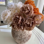 POMAT Simulation Peony Flowers, Exquisite Silk Flowers Artificial Flowers, Really Touch Beautiful Durable Fake Flower Living Room