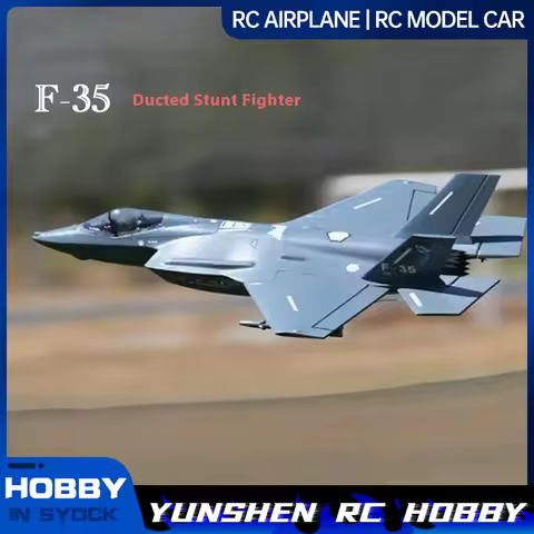 Divine Eagle 50mm F35 V2 Six Channel Jet Fighter Novice Single Engine Ducted Practice Aircraft Assem