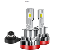 2PCS D1S D3S D8S 35W ไฟหน้ารถ LED หลอดไฟ CANbus 1:1 HID D2S D4S D5S D2R D4R 6000K Plug & Play Turbo